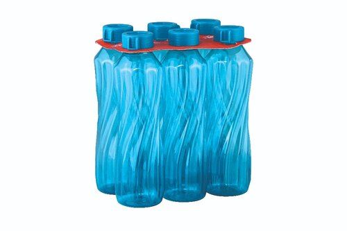 Plastic Fridge Bottle Canada 1000ml Trolly Set of 6pcs