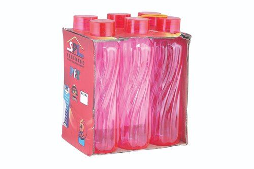 Plastic Fridge Bottle Canada 1000ml Crystal Trolly Set of 6pcs