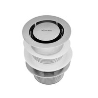 Waste Coupling Pop Down - Brass 32mm Thread With 75mm Outer Length, Polished Finish, Round Shape, Ideal For Sink Use