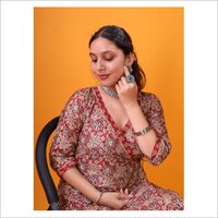 Women Angrakha Kurta Set