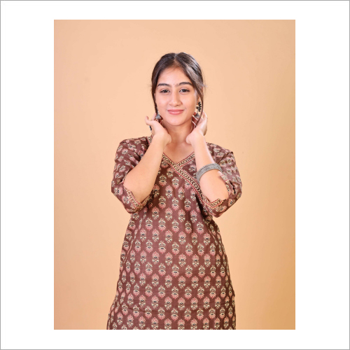 Straight Cotton Kurta Set