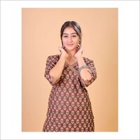 Straight Cotton Kurta Set