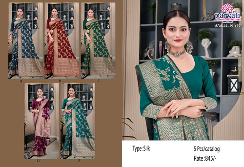 Pure Dola Silk Banarasi Zari Work Silk Saree-25244