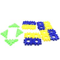 MULTI-COLOR CHILDRENS EDUCATIONAL TOYS KIDS 3-12 YEARS OLD 4 PC SET OF DIGITAL BLOCK BUILDING BLOCKS (4370)