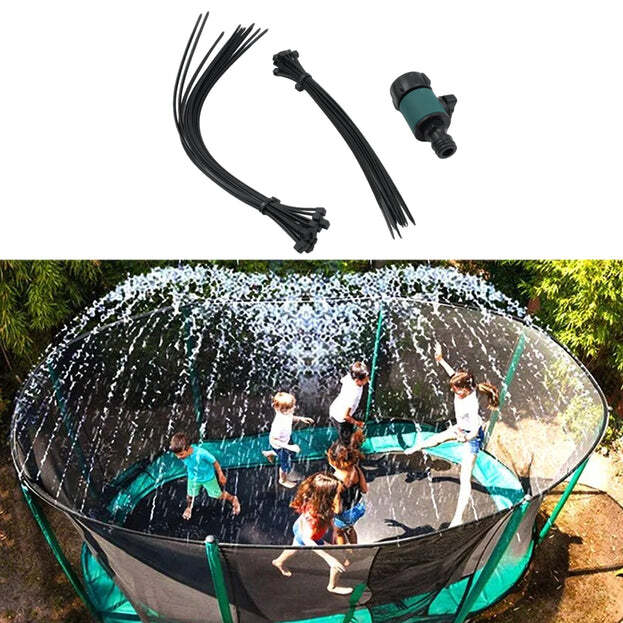 TRAMPOLINE SPRINKLER FOR KIDS - OUTDOOR TRAMPOLINE WATER SPRINKLER FOR KIDS AND ADULTS (9355)