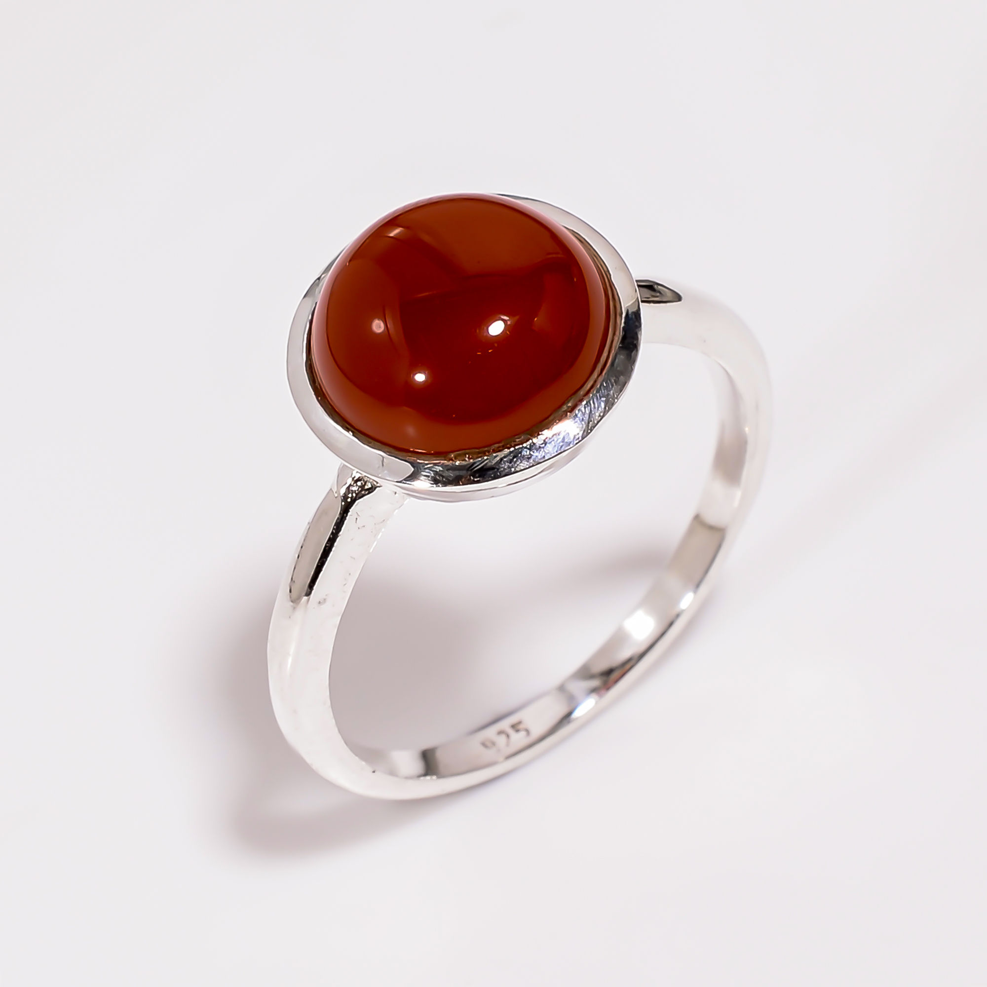 Birthstone Ring Natural Gemstone Sterling Silver