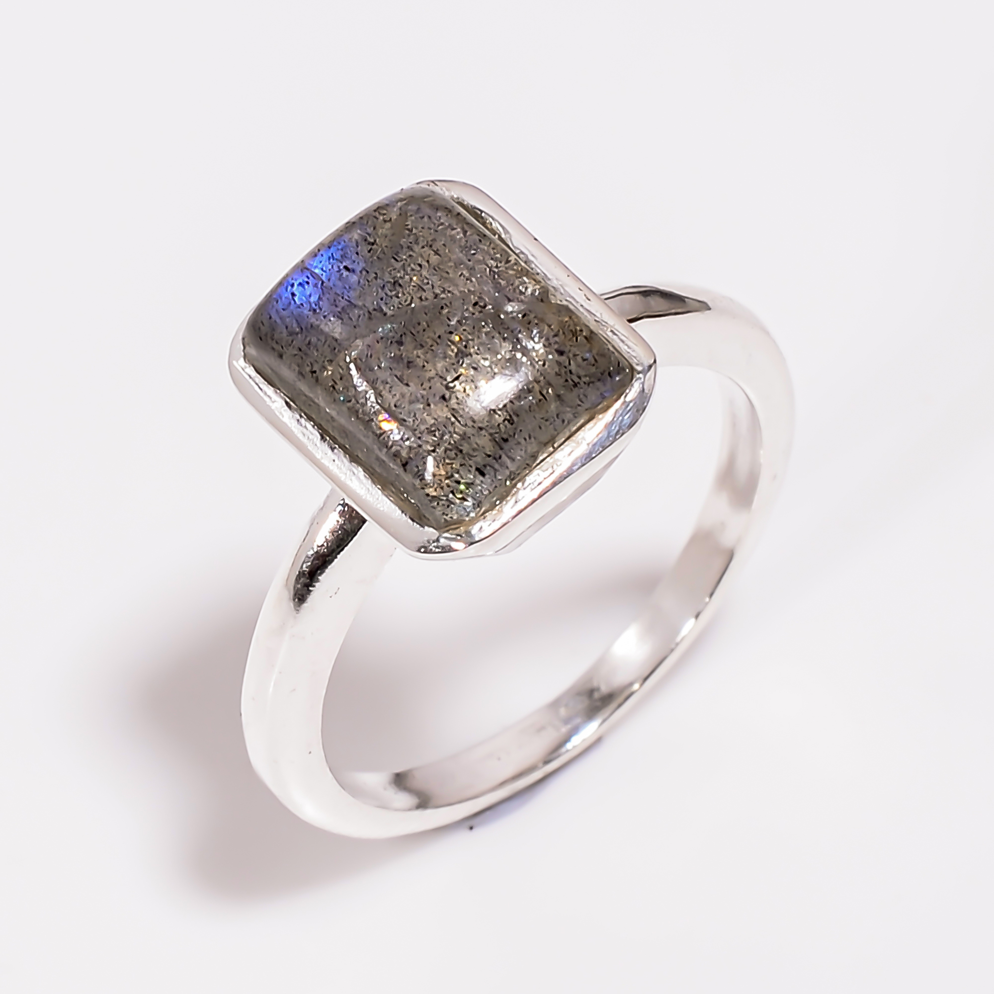 Sterling Silver Handmade Ring Natural Gemstone