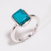 Sterling Silver Handmade Ring Natural Gemstone