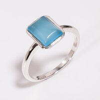 Sterling Silver Handmade Ring Natural Gemstone