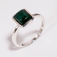 Sterling Silver Handmade Ring Natural Gemstone