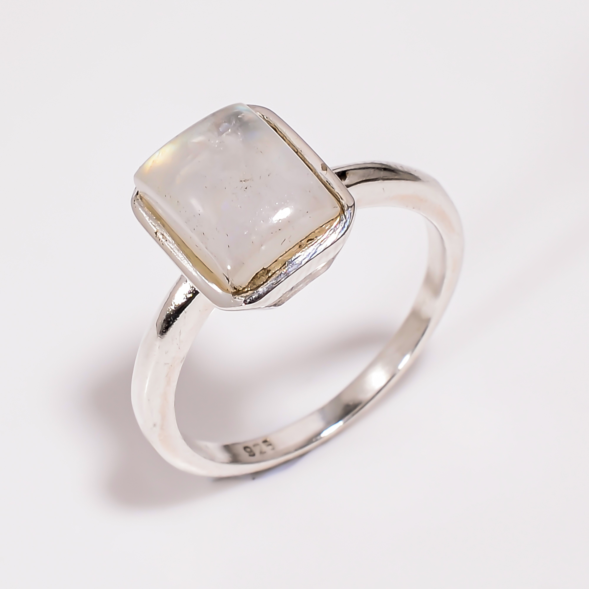 Sterling Silver Handmade Ring Natural Gemstone