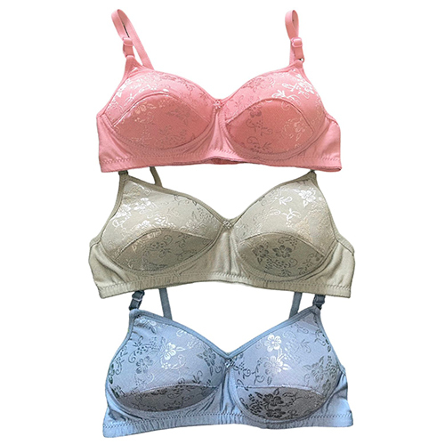 BodyGirl Floral Print, Comfortable, Non-Padded, Non-Wired, Regular T-shirt  Bra at Rs 45/piece, Hosiery Bra in Delhi