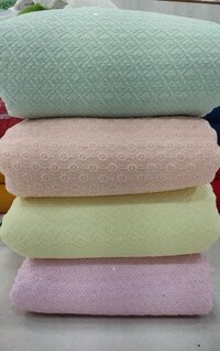 Pc Cotton Chikan Sequence Fabric - 100% Cotton, 44" Wide, Multi-color Options | Elegant Chikan Design With Intricate Sequence Work