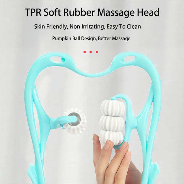 NECK SHOULDER MASSAGER PORTABLE RELIEVING THE BACK FOR MEN RELIEVING THE WAIST WOMEN (1PC) 6593a