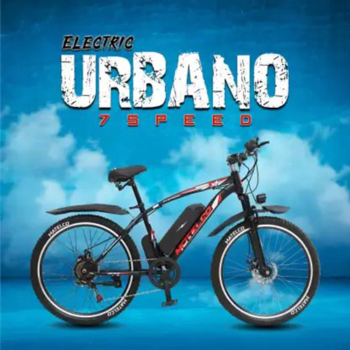MATELCO URBANO Ei26 BLACK 26 inches Single Speed Lithium-ion (Li-ion) Electric Cycle
