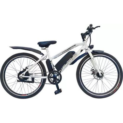 Matelco Fea Unisex White 26 Inches 27 Gear Lithium-Ion (Li-Ion) Electric Cycle