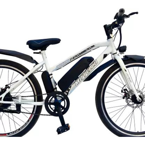 MATELCO FEA UNISEX WHITE 26 inches 27 Gear Lithium-ion (Li-ion) Electric Cycle