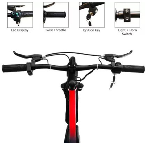 MATELCO ULTRA EA27 DUEL TONE 27.5 inches Single Speed Lithium-ion (Li-ion) Electric Cycle