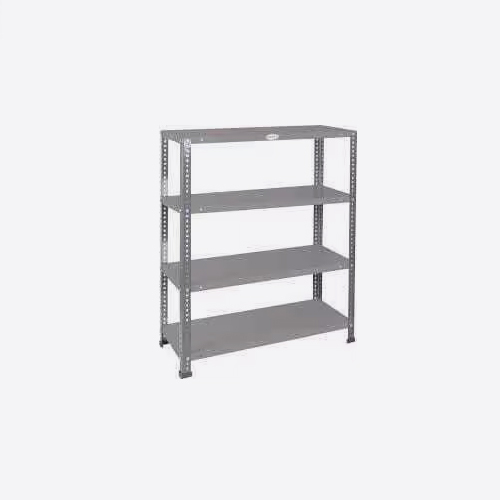 MR92 Industrial MS Rack - Mild Steel, Grey, Rectangular | Heavy-Duty Storage Rack for Industrial & Commercial Use