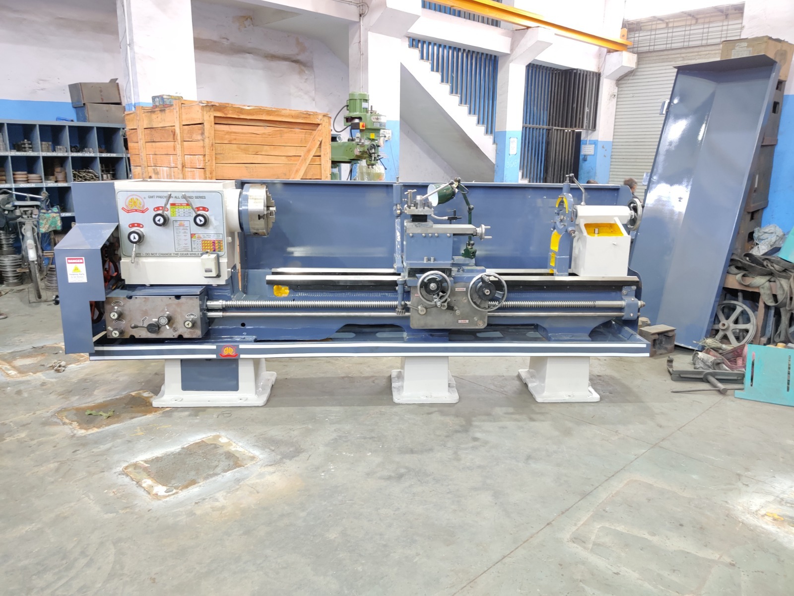 10 Feet Heavy Duty Geared Lathe Machine