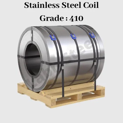 Silver 410 Stainless Steel Coil