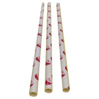Straight Paper Printed Straw