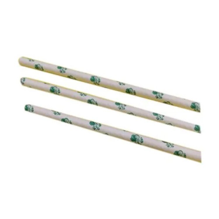 100 Pieces Printed Paper Straw - Application: Commercial