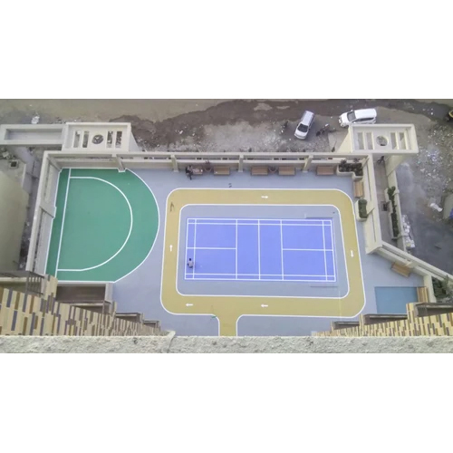 Water Based Epoxy Floor Coating Application: Industrial