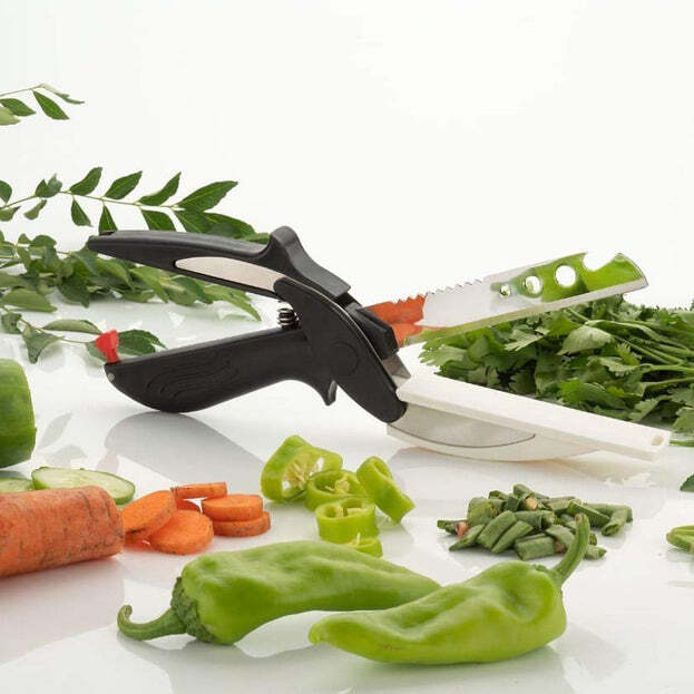 STAINLESS STEEL 4 IN 1 CLEVER CUTTER BLACK (0073)