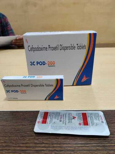 CEFPODOXIME PROXETIL DISPERSIBLE TABLETS