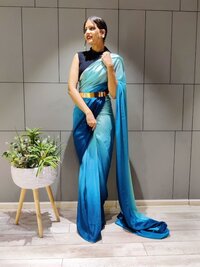 Heavy Chinon saree