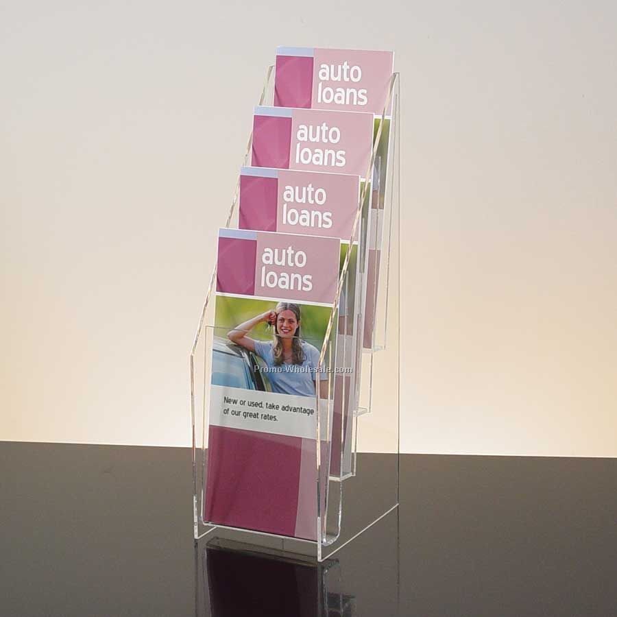 acrylic broucher stand