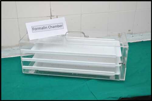 acrylic formaline chamber