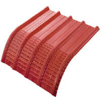 Galvanised Crimped Curved Roofing Sheet - Length: As Per Requirement  Centimeter (cm)