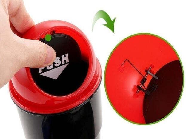 CAR DUSTBIN WIDELY USED IN MANY KINDS OF PLACES LIKE OFFICES HOUSEHOLD CARS HOSPITALS ETC (0537b)