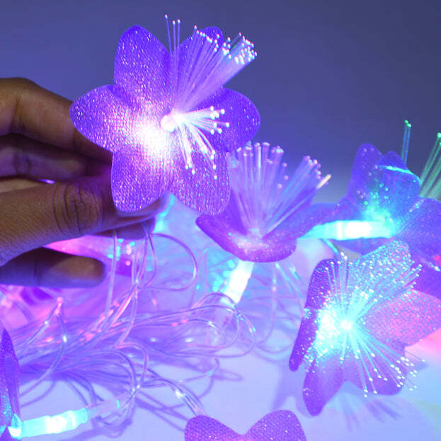 FLOWER DESIGN HOME DECORATION ELECTRICAL SERIES LIGHT 13 FEET HOME DECORATION DIWALI AND WEDDING LED CHRISTMAS STRING LIGHT INDOOR AND OUTDOOR LIGHT (8336)