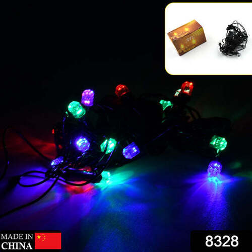 FESTIVAL DECORATION LED STRING LIGHT MULTI-COLOR LIGHT 8MM (15L 3 MTR) 8328