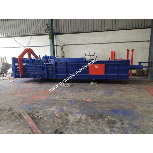 Blue Paper Baler Machine