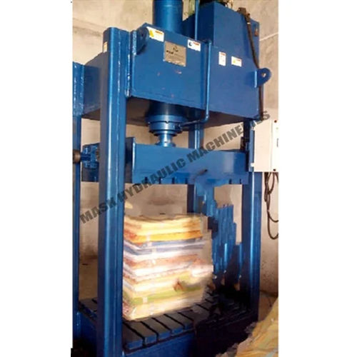 Fabric Bale Press Machine - Color: Blue