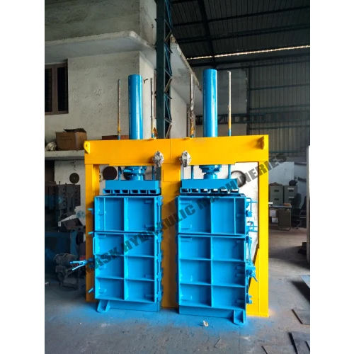 Double Box Double Cylinder Baling Machine