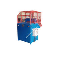Blue Hydraulic Rubber Bale Cutter