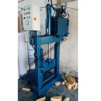 10 Ton Rubber Bale Cutter - Aluminum, Blue | Semi-automatic Electric Drive, Automatic Feeding, High Efficiency