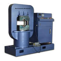 Industrial Wire Rope Sling Press Machine - Automatic Hydraulic Operation | Blue Painted Finish, Industrial Usage, Warranty Included