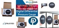 GEMTECH Series 3000 Digital Pressure Gauge Range 0 to 1.250 Mbar