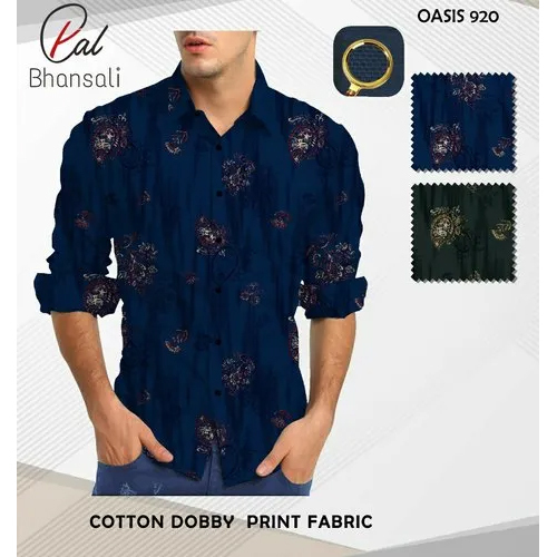 Oasis cotton shirting fabric
