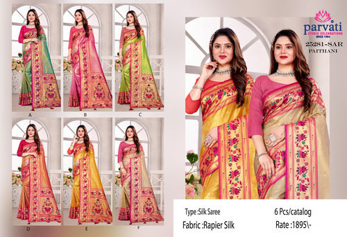 Paithani Concept Silk Saree For Marathi Tradition-25281