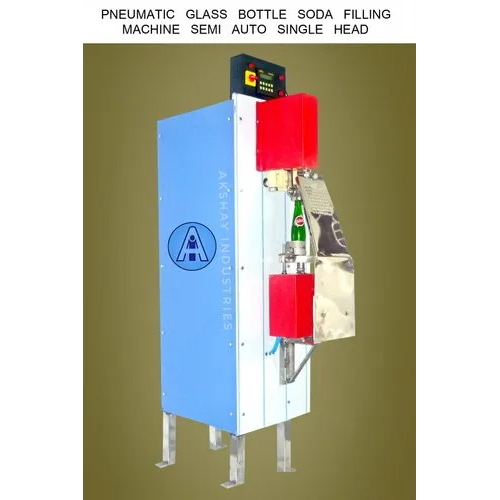 Semi Automatic Glass Bottle Soda Filling Machine