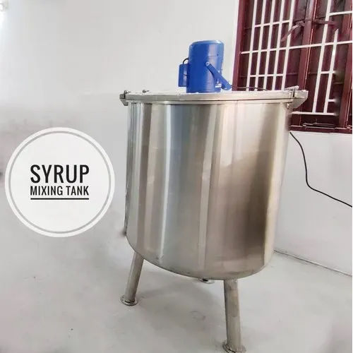 Syrup Mixing Tanks - Color: Silver