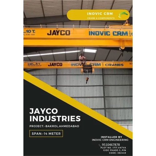 Single Girder EOT Crane manufacture in Gujarat