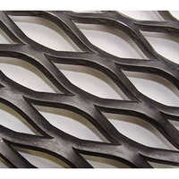 Expanded Metal Mesh Wire - Color: Black